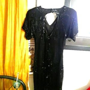 Sequin Black Dress